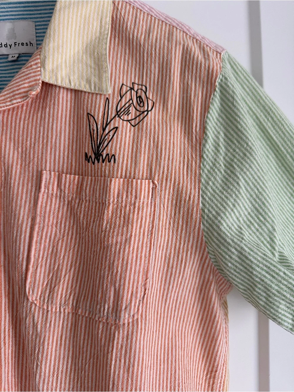 Teddy Fresh Camp Button Up Size medium